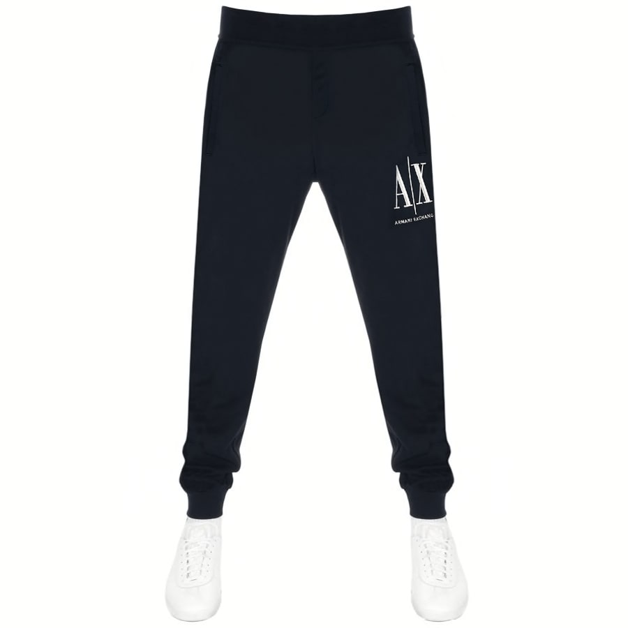 Alternative Image for ProductArmani Exchange Logo Jogging Bottoms Navy1